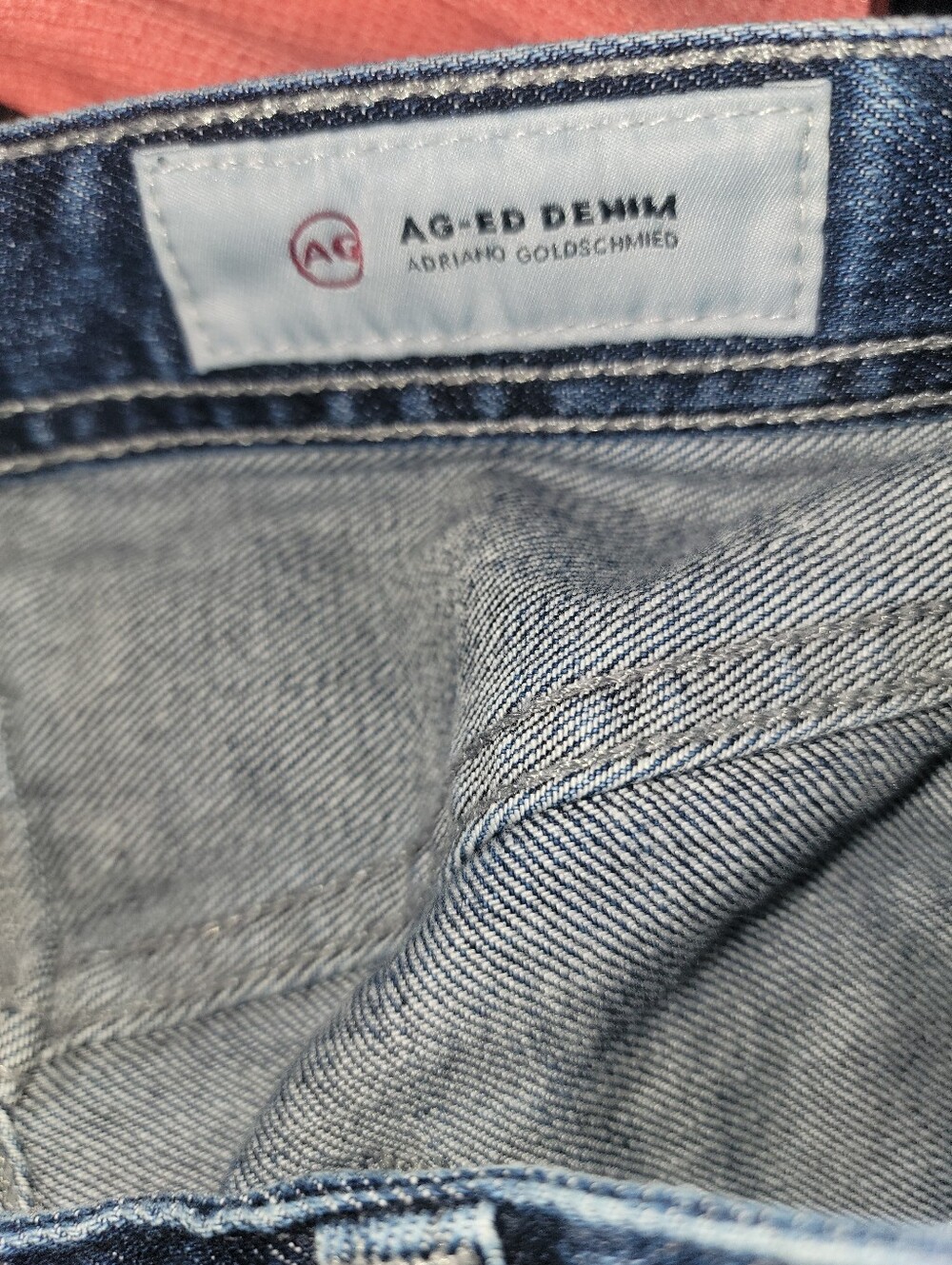 AG Adriano Goldschmied Slim Jeans Men 31 Blue Medium Wash The MatchBox Slim - Picture 6 of 8